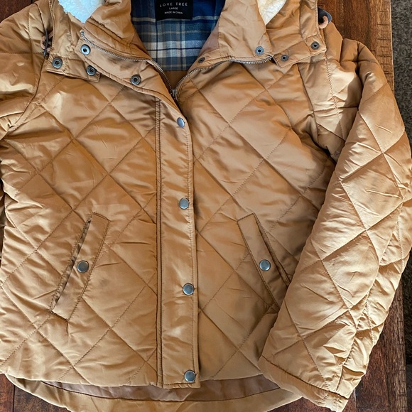 Love Tree Tan Jacket - S/M fit - Picture 3 of 6